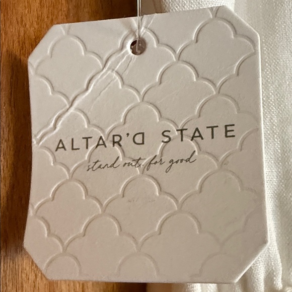 Altar'd State White Ruffled Mini Romper - Picture 4 of 4